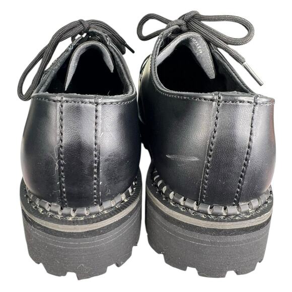 Demonia Unisex Riot 03 Steel Toe Platform Oxfords Size US M 6 W 8 - Picture 8 of 12
